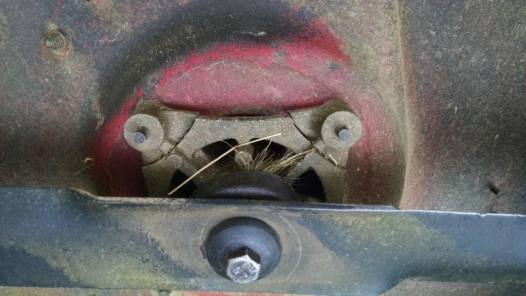 Mower deck Husqvarna Blade hitting the deck Lawn Mower Forum